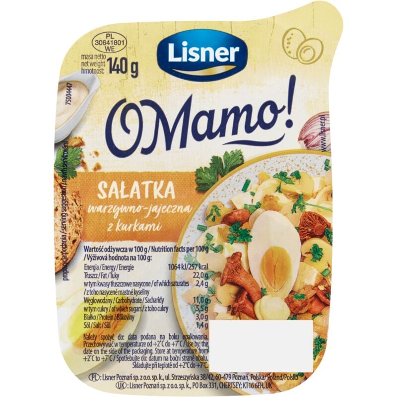 Lisner Oh Mom Salat - Pfifferlinge und Eier - Schnelles Essen