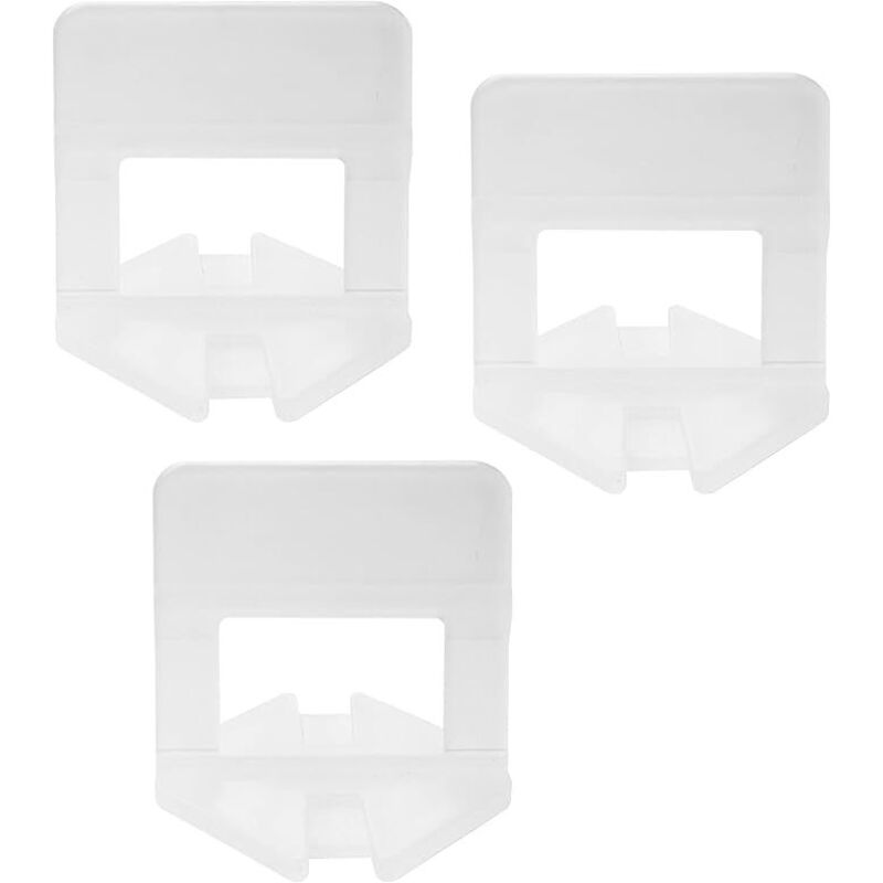 100 Stück 1,5mm zum Fugenbreitenausgleich für Fliesen Selbstnivellierender Fliesenabstandshalter Fliesennivellierset für Heimwerker und Profis - Lntyq