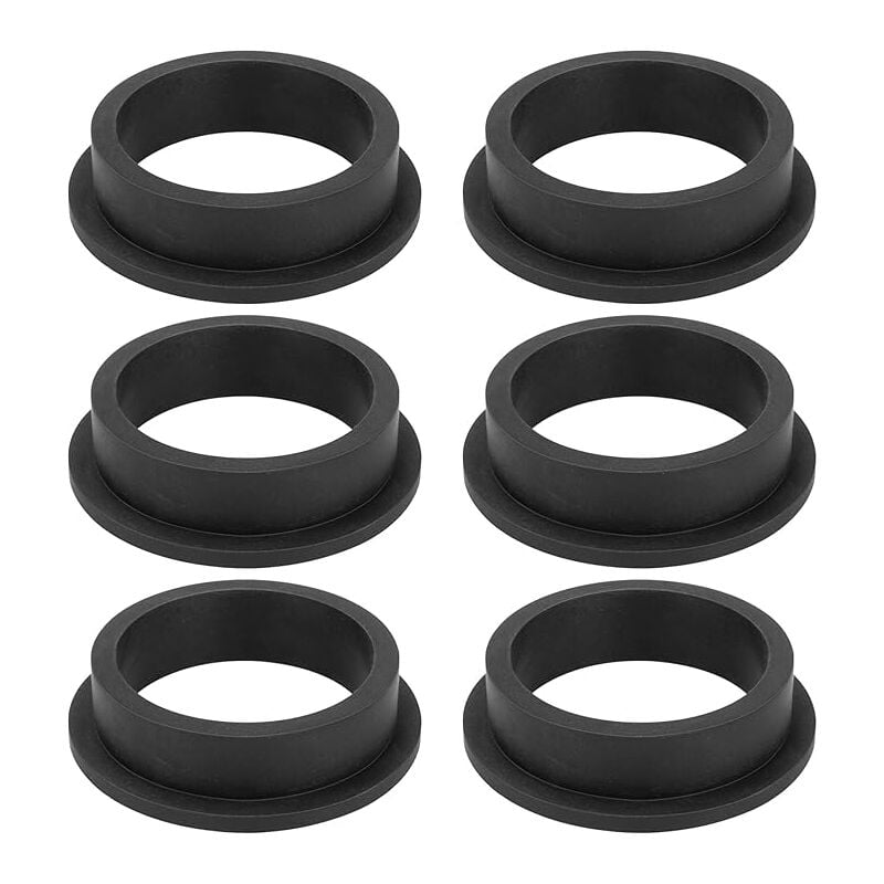 11228 Ersatz-O-Ring für Intex-Schwimmbecken – Gummidichtscheiben – Schwimmbadzubehör – Poolzubehör – Sandfilter – Ersatzteile (schwarz, 6er-Pack)
