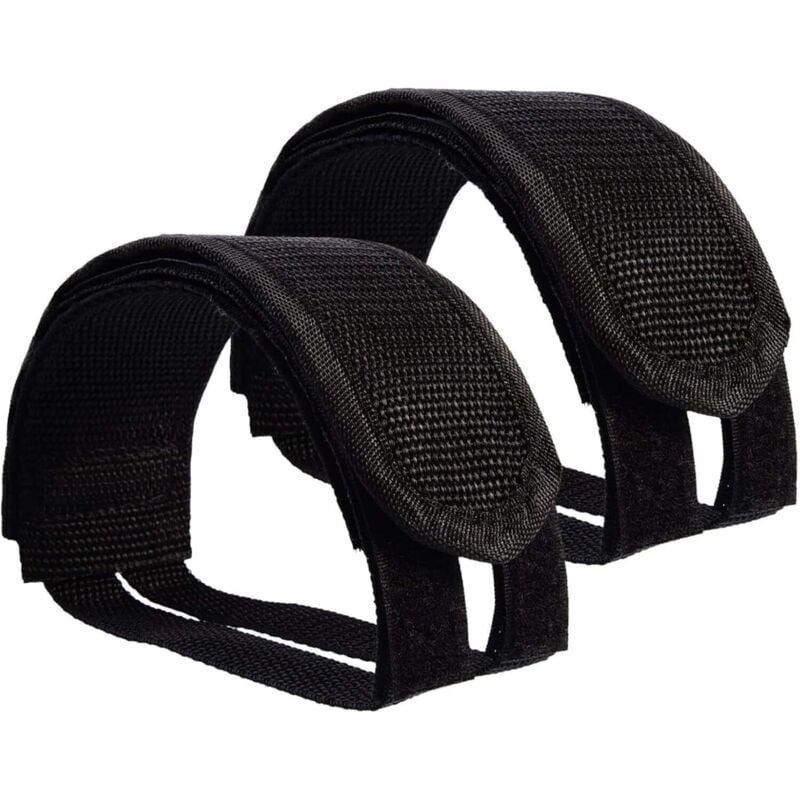 Lntyq 2 Stück Fahrradpedalgurtgürtel, Heimtrainer-Pedalgurte, Fahrradpedalgurte, Fahrradpedalgurte, für rutschfeste Fahrradpedale,