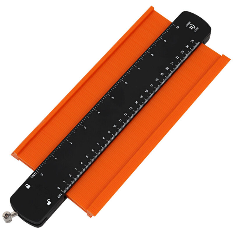 25 cm Konturenlehre, Geschenk für Vater und Heimwerker, Profilkopierer, Fliesenschneidschablone, Nachzeichnerwerkzeuge, Konturenlehre, Werkzeug zur