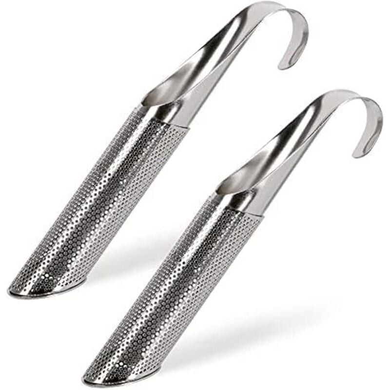 2er Set Teesiebe aus Edelstahl - Teefilter - Silberne Teesiebe - Für losen Tee - Tee-Ei aus Edelstahl - Geeignet als Teesieb - Tasse und Becher