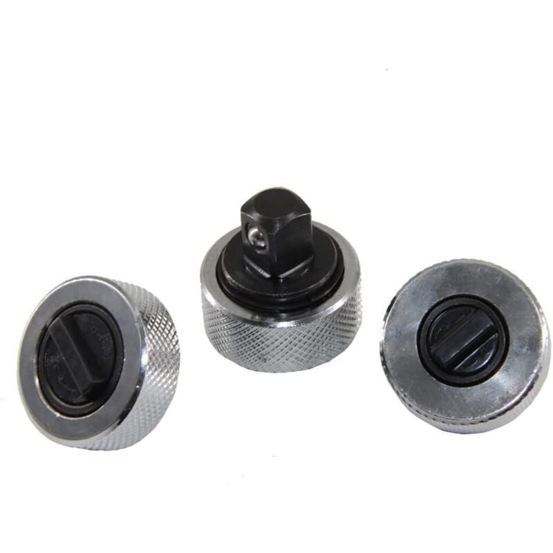 3-teiliger Mini-Ratschen-Steckschlüssel aus Vollstahl, Steckratsche mit umschaltbarem Ratschengriff, 1/4 Zoll, 3/8 Zoll, 1/2 Zoll Antrieb - Lntyq