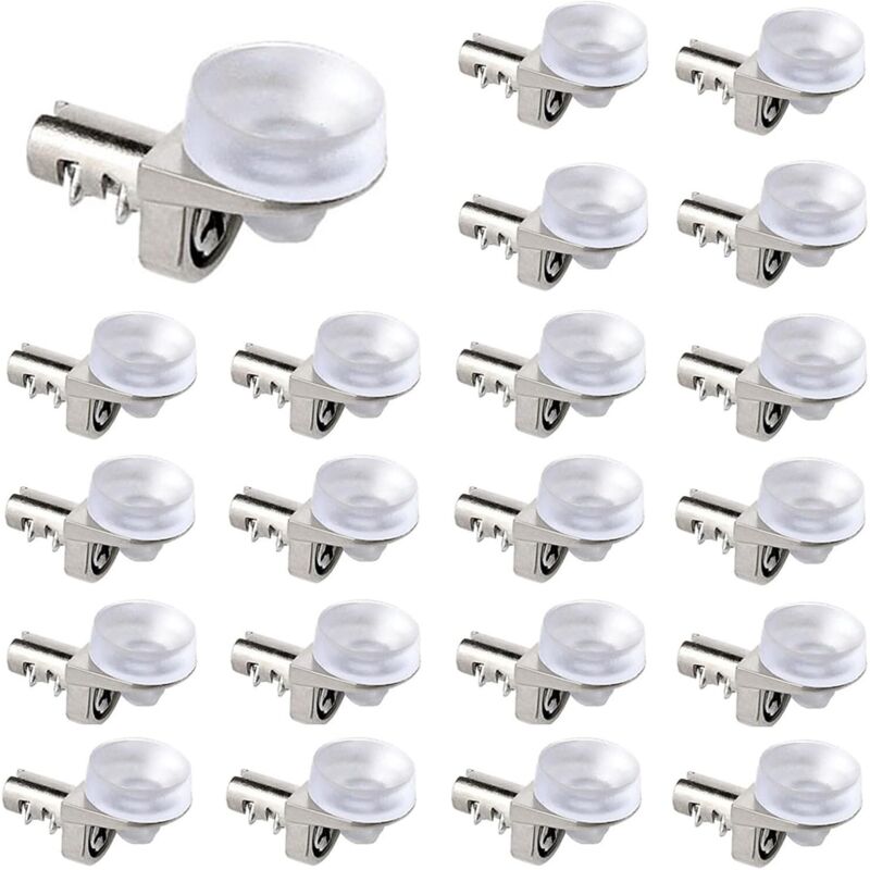 30 Stück Regalstützen, Regalstützen, Ersatz-Schrank-Regalklammern, Küchenregalhalterungen, verstellbare Regalhalterungen, Bücherregal, Schrank - Lntyq