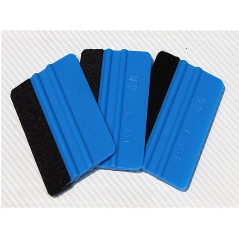 3M Kunststoffrakel 10er Pack mit Filzkante, Filz-Folienrakel für Autofolie, Möbelfolie, Scheibentönungsfolie, Klebefolie und Plotter - Lntyq