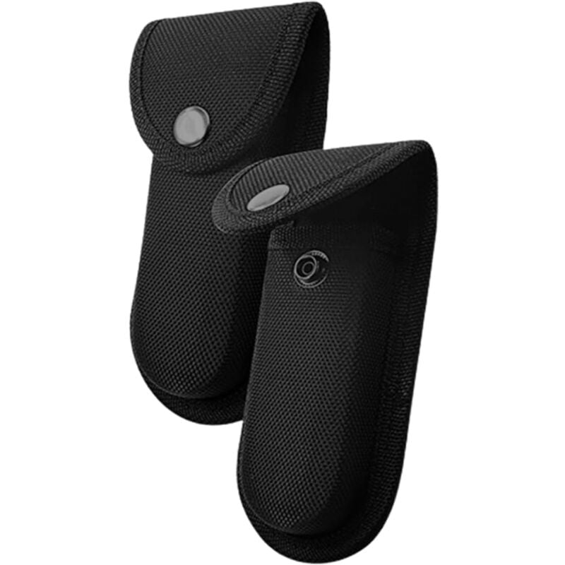 4 Artikel Leder-Messerscheide, Messerscheidegürtel für Camping, Wandern, Taschenmesserscheide, Klappmesser, für Outdoor-Unterhaltung, Wild Survival,