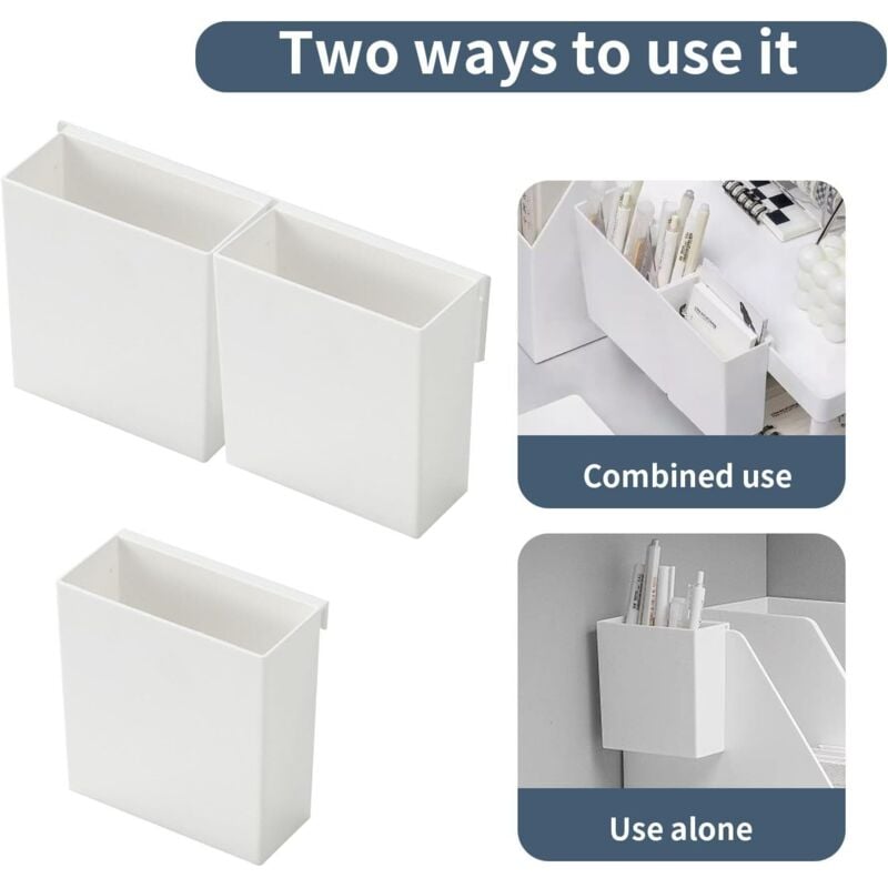 Aufbewahrung für Make-up-Pinsel, Make-up-Organizer – abnehmbarer, wandmontierter Kosmetik-Organizer für Schönheitsprodukte und Schreibwaren für