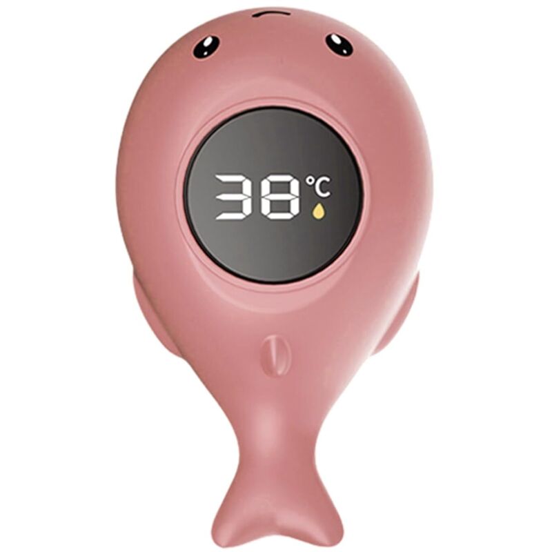 Baby-Badethermometer, Digitales Baby-Badethermometer, Baby-Badewasserthermometer, Digitales Baby-Badethermometer mit LED-Touchscreen, Wal-Design