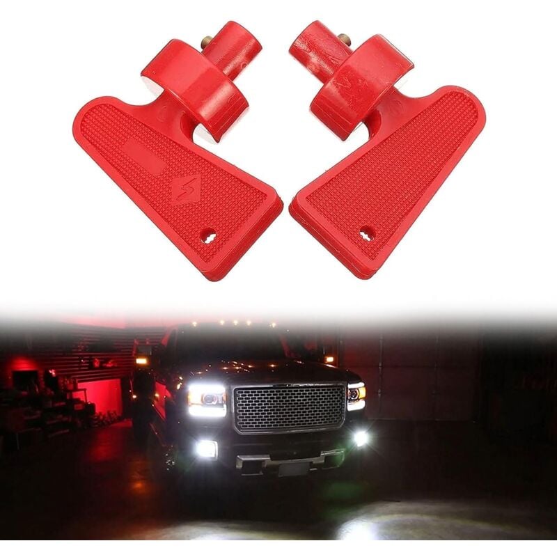 Batterie-Trennschlüssel, Autobatterie-Schalterschlüssel, Batterie-Trennschalterschlüssel, Autobatterie-Trennschlüssel, für Autofahrzeuge, 2 Stück