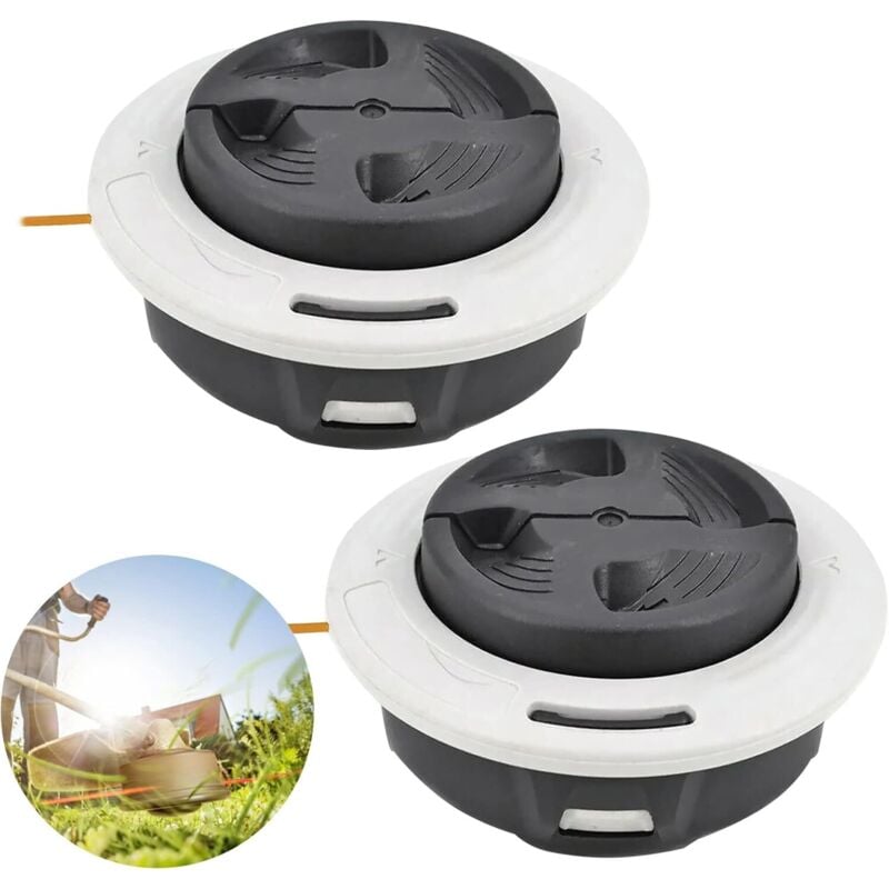 Ersatzkopf für Rasentrimmer, 2 Stück Rasentrimmer-Zubehör für Stihl C26-2 Automatischer Rasentrimmer, Ersatzkopf für Stihl Fs