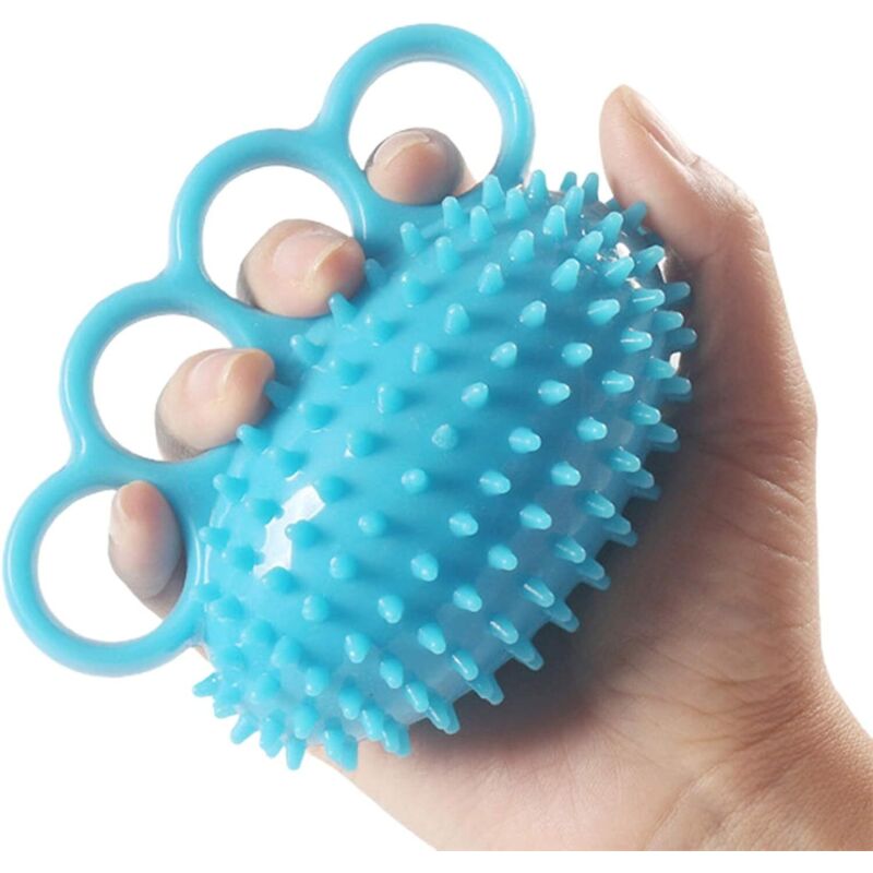 Lntyq - Fingergriffball, Handstärker, Vier-Finger-Gymnastikball und Handübungen für Kraft, Therapieball für Krämpfe und Genesung