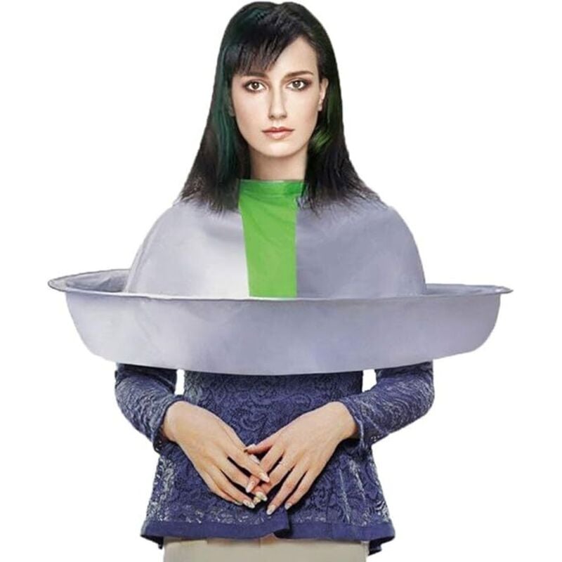 Haarschneideumhang, Regenschirm zum Auffangen von Haaren, Halten von Kleidung und Boden sauber, Friseursalonumhänge für Erwachsene und Kinder - Lntyq