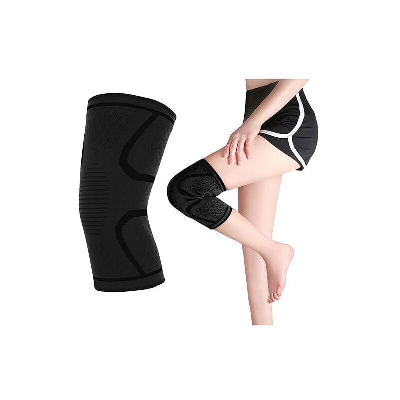 Kniebandage Sport-Kniebandage, Kniebandage Arthrose Knieschoner für Damen/Herren, Unterstützung bei Arthritis, Gelenkschmerzen, Bänderschäden (m