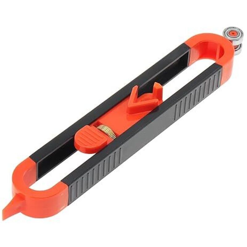 Konturenlehre mit Schloss, Geschenk für Männer Vater Ehemann Schreiner, Verschließbare Profil-Duplizierungslehre, Anreißwerkzeuge für Heimwerker,