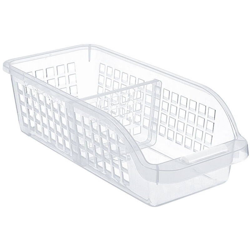 Lntyq Kühlschrank-Organizer mit Trennwand – transparenter Organizer, Aufbewahrungsbehälter für Küche, Kühlschrank und andere Organizer