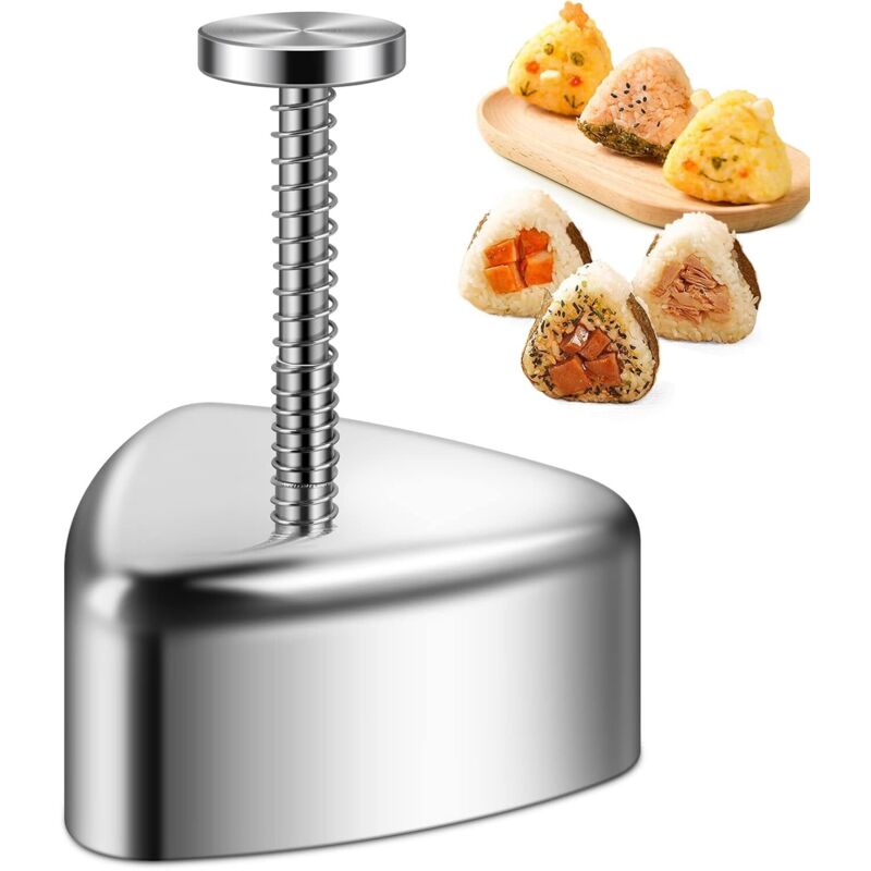 Onigiri-Sushi-Form, Reisbällchenform, Form für Onigiri-Form, Presse, Dreieck, Küche, Bento-Sushi, Onigiri, Onigiri-Maker, Form für Onigiri,