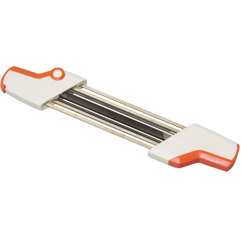 Pour aiguiseur de tronçonneuse Stihl compatible avec chaîne de tronçonneuse Stihl 3/8inp, lime facile Stihl 2 en 1 4,0 mm - Lntyq