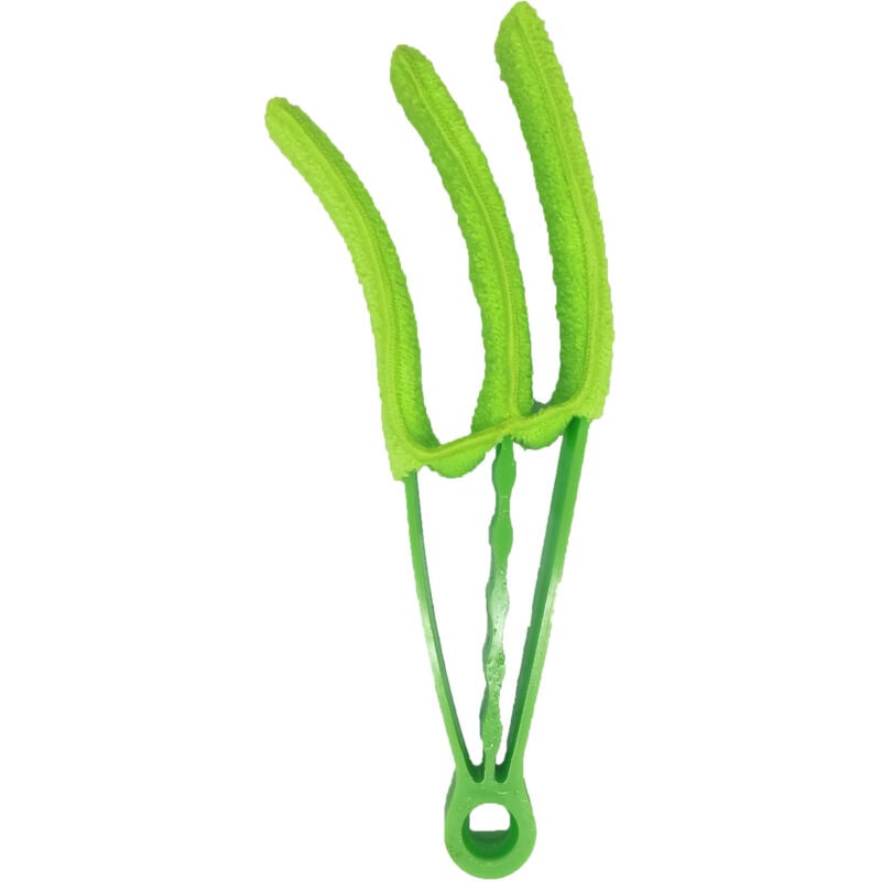 Reinigungsbürste 2 Stück für Jalousien, Rollos und Lamellen mit Microfaserbezug, Reinigung für Jalousien und Rollläden, Reinigungsbürste für