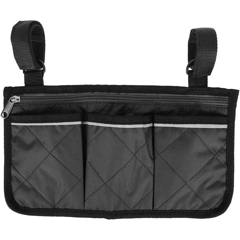 Rollstuhl-Seitentasche, Rollstuhltasche, Rollstuhl-Armlehnen-Zubehörtasche, seitliche Aufbewahrungstasche - Lntyq