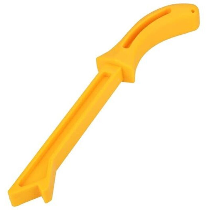 Schiebestock, Tischkreissäge, Schiebesäge, Sicherheits-Holzbearbeitung, gelber Holzsägen-Schiebestock für Tischlertisch, Oberfräsen-Arbeitsblatt,