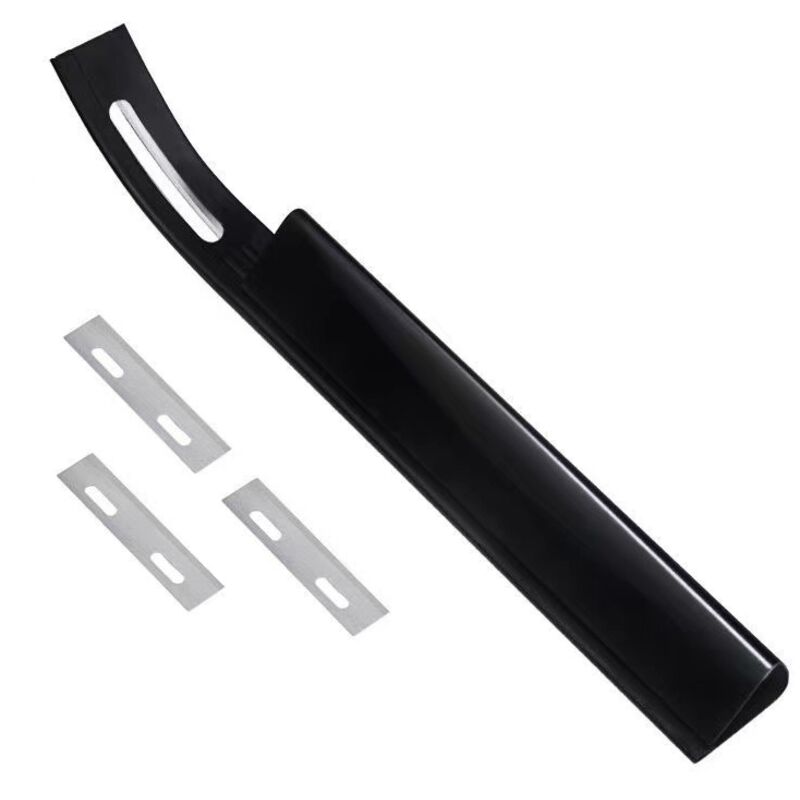 Lntyq Skimesser aus Leder mit 3 abnehmbaren Teilen für handgefertigte Accessoires. Schälmesser aus Leder. Sicherheitsfase aus Leder