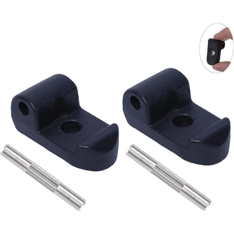 Lntyq - Stück Klapphaken-Verschlusspolster mit Eisenschnalle, kompatibel mit dem Elektroroller Xiao-mi M365