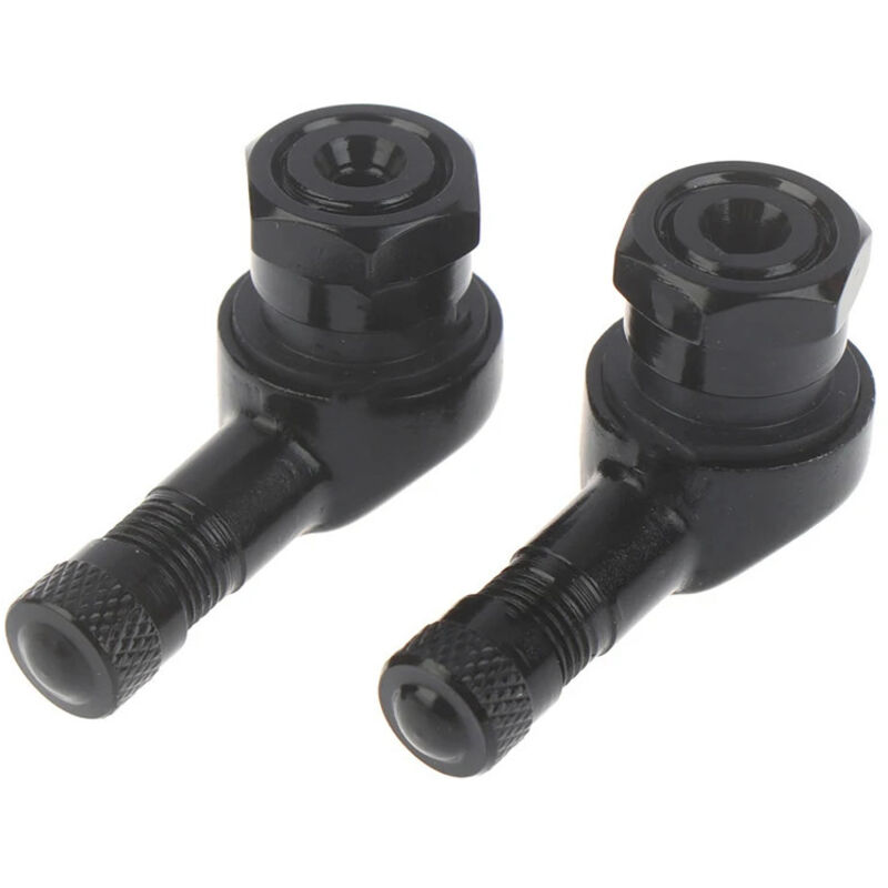 Stücke 90 Grad Universal Motorrad Reifen Ventil Stem Aluminium Rad Reifen Ventil Vorbauten Kappen (Schwarz)-Cord - Lntyq