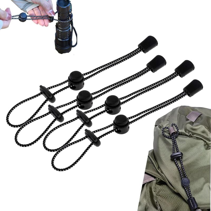 Stücke Kordel Schnalle Verschluss Lanyard Elastische Kordel mit Lanyard Elastische Kordel Verschluss Schnallen für Rucksack Lanyards Kleidung - Lntyq