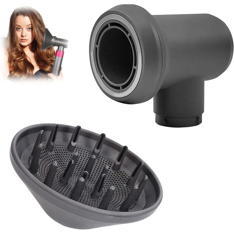 Universal-Haartrockner-Diffusor für Dyson Airwrap Styler, um den Lockenstab für Dyson Airwrap Styler in einen Haartrockner zu verwandeln - Lntyq