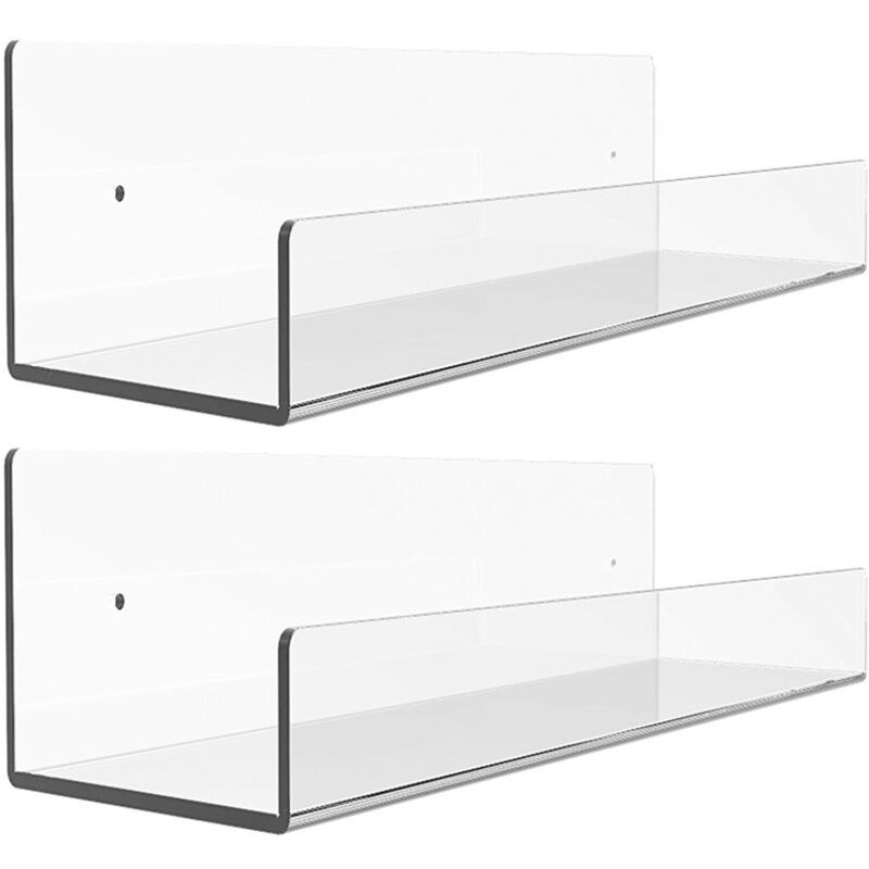 Unsichtbares schwebendes Wandregal aus Acryl, Wandregal für Kinderzimmer, - Lntyq