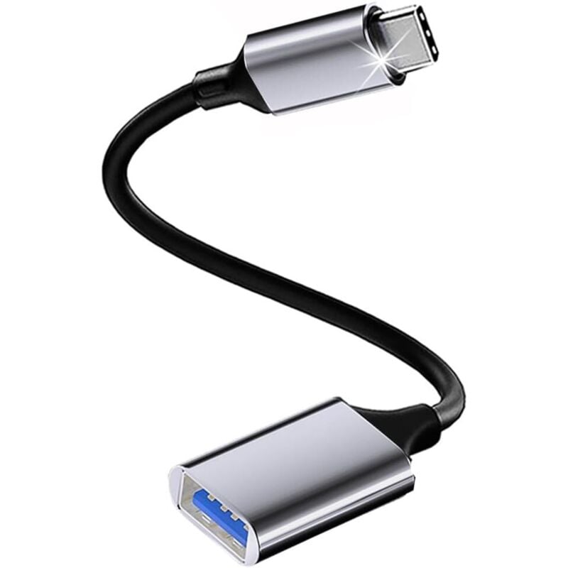 Usb c vers usb 3.0, 5Gbps otg Câble Type c Mâle vers usb a Femelle, Compatible avec iPhone 16 Pro Max/15 Pro Max, iPad Pro, MacBook Pro/Air, Samsung