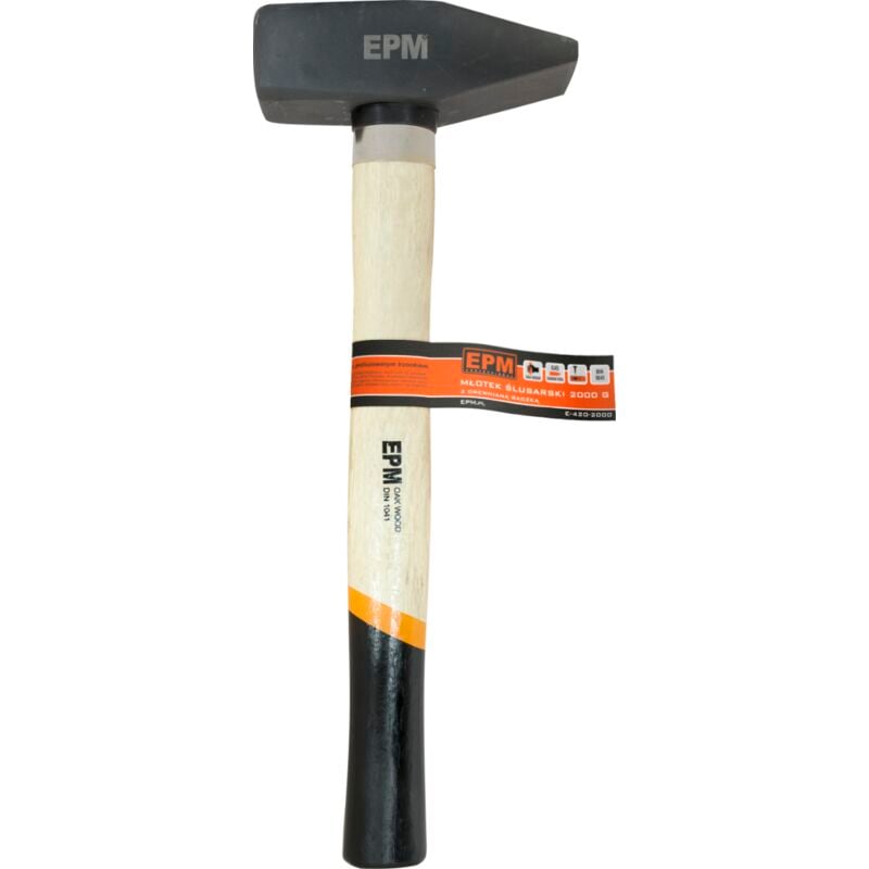 Schlosserhammer mit Holzgriff, 2000 g – E-420-2000