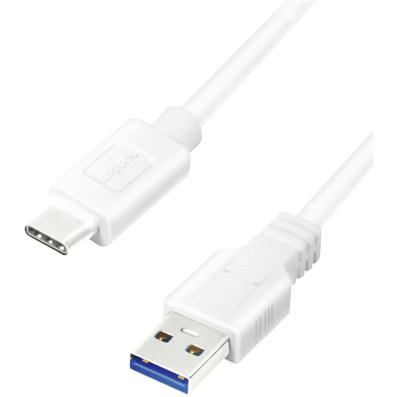 USB-Kabel usb 3.2 Gen1 (usb 3.0 / usb 3.1 Gen1) usb-a Stecker, usb-c® Stecker 1.00 m CU01 - Logilink