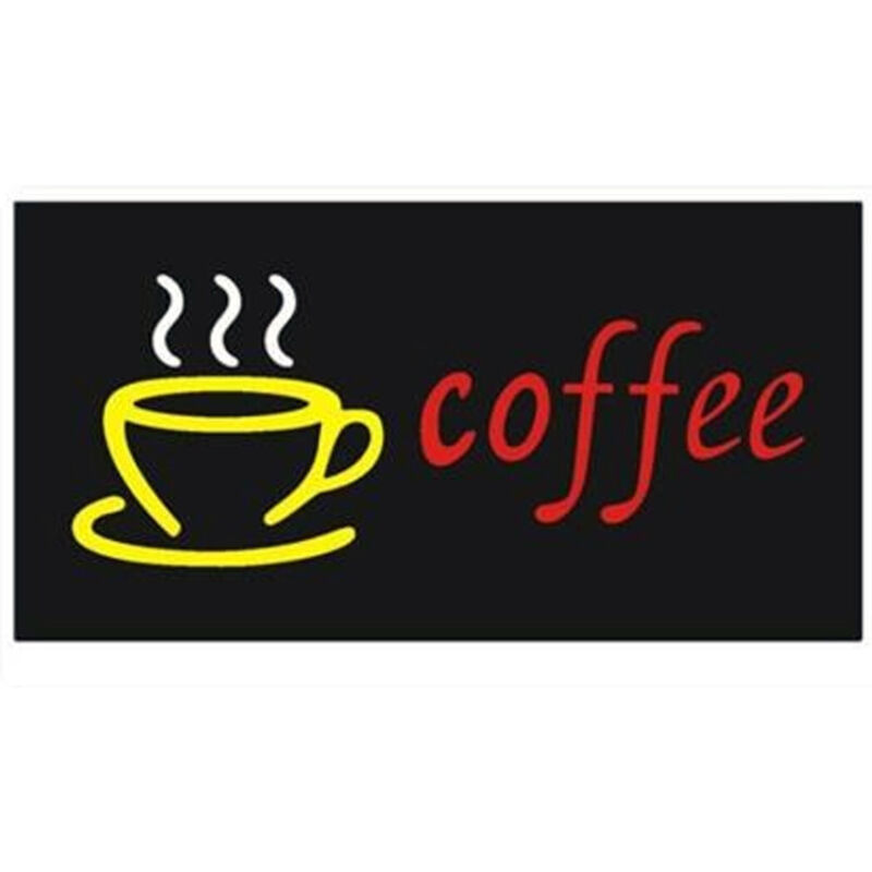 Trade Shop Traesio - Trade Shop - logo kaffee leuchtschild für bar restaurant pizzeria led schrift kaffee -