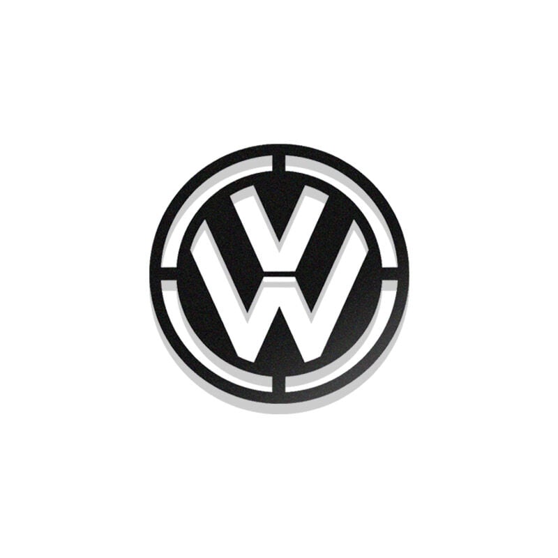 Logo – detaillierter midget – 1966 – Wanddekoration aus Metall – Auto-Silhouette, ikonisches Retro-Kunstwerk und für die Innendekoration Ihrer Wände.