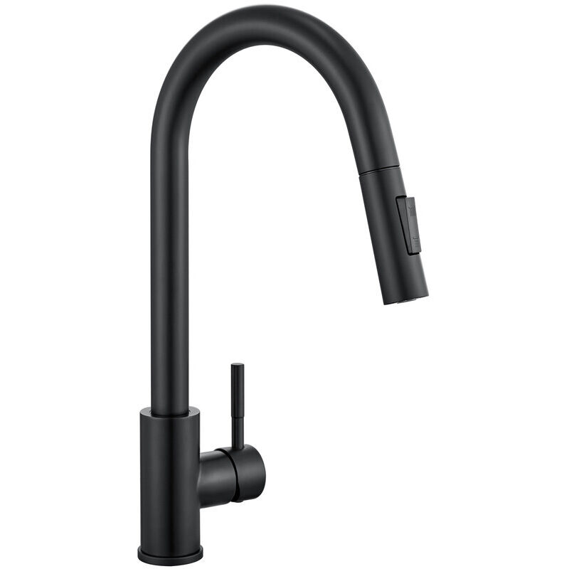 LONHEO MAX Küchenarmatur Hochdruck Wasserhahn Küche ausziehbar mit Brause, Mischbatterie mit 360° drehbar, Spültischarmatur Küche aus Edelstahl,