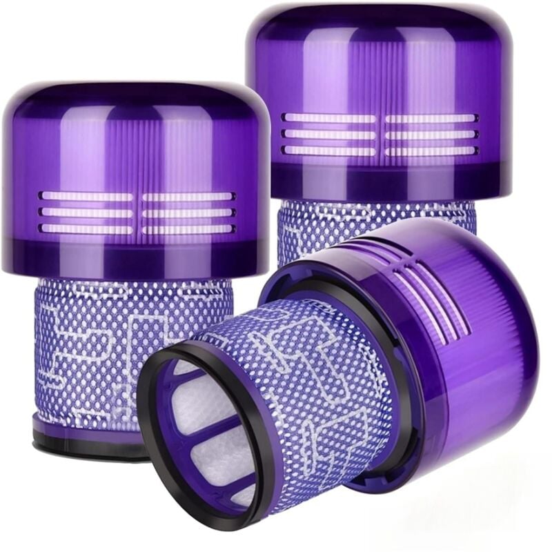 3er-Pack Filter für Dyson V11, V11 Animal/Extra/Torque Drive/Complete/V15 Detect Staubsauger, Vergleichen Sie mit Teilenummer 970013-02