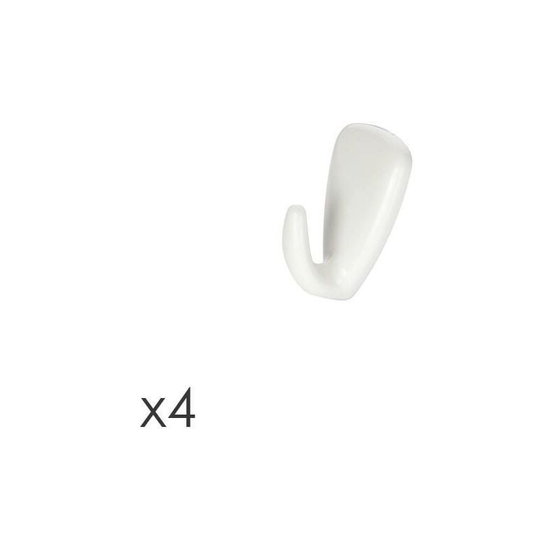 Lot de 4 petits crochets adhésifs Presto