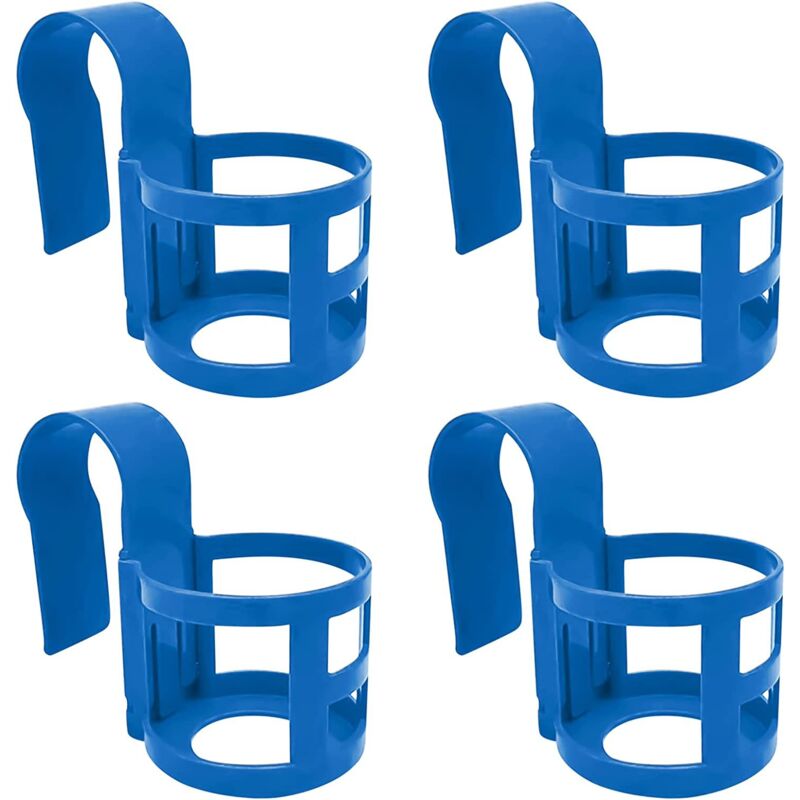 Set mit 4 Getränkehaltern für Schwimmbäder, Getränkehalter am Pool, Getränkehalter für oberirdische Pools, abnehmbare Getränkehalter, Poolzubehör,