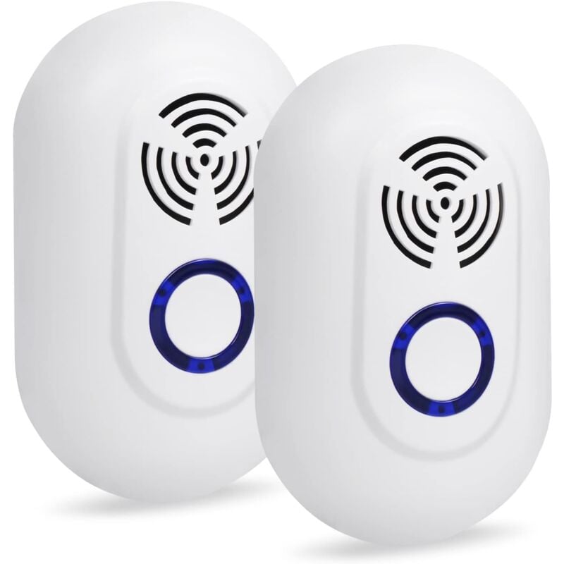 Minkurow - 2er-Set – Ultraschall-Mückenschutz gegen Fliegen und Ratten