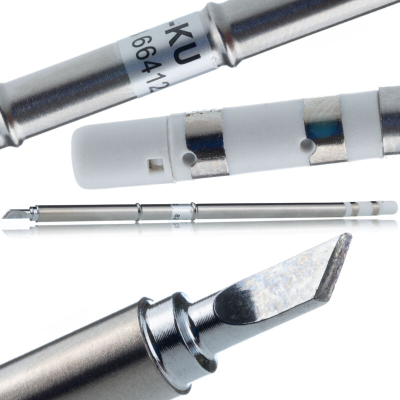 Rosfix T12-KU – Lötspitze mit Heizelement Schnellaufheizung in 10 Sek. Präzise Temperaturkontrolle Kompatibel mit allen T12 Lötstationen Lötzubehör