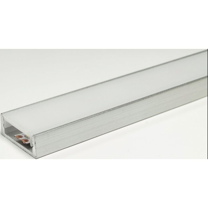 L&s - led Leuchtenprofil Paris Paris Nutmaß 18x7 mm Einbau Aluminium EV1