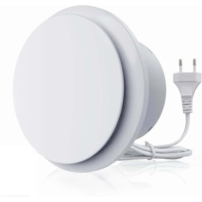 Luftabsauger 130 m³/h 12 W, leiser Betrieb, hoher Luftdurchsatz, energieeffizient, für Badezimmer, Küche, WC, Gewächshäuser, Zelte (4 Zoll)