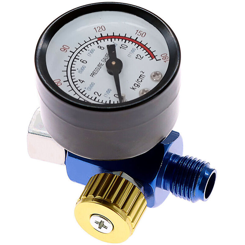 Luftdruckregler, Luftdruckregler für Spritzpistole, Lackierpistole, Druckregelventil, Druckregulierventil, Druckluftwerkzeugzubehör