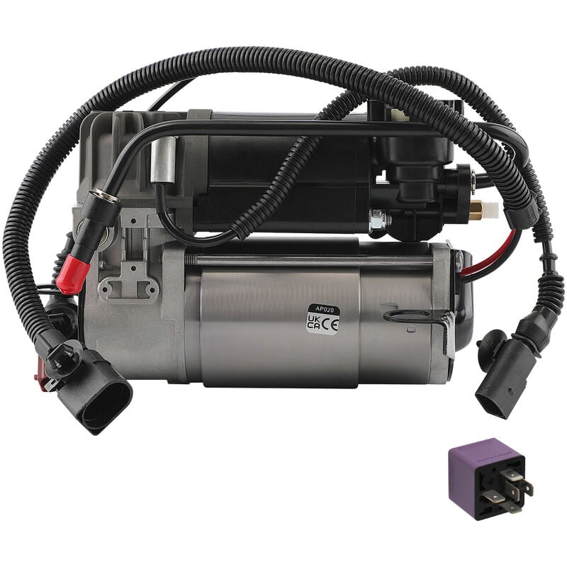 Luftfederung Kompressor Für Audi A8 D3 / 4E V6 V8 Zylinder 4E0616005D mit RelaisLuftfederung Kompressor for Audi A8 D3 / 4E V6 V8 Zylinder 4E0616005D