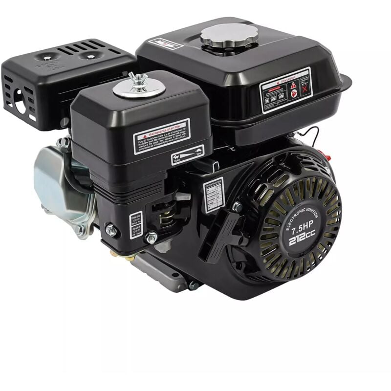 Luftgekühlter Motor ohv Benzinmotor Benzin Motor 4 Takt 7.5 ps 210CC Benzinmotor Bootsmotor Standmotor Kartmotor 5.1 kw 3600 U/min Luftkühlung