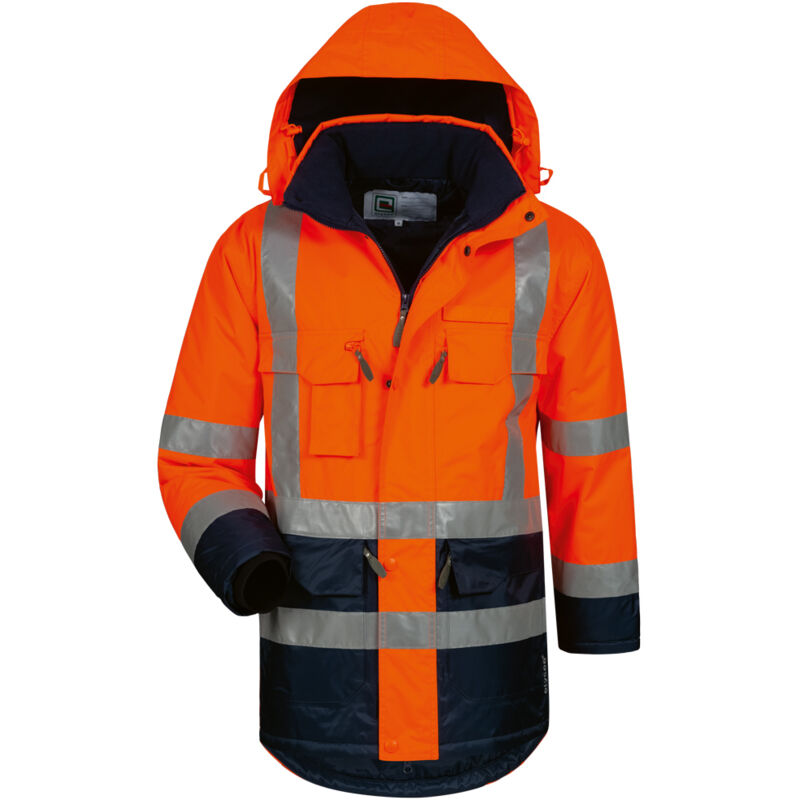 LUIS Warnschutz-Parka Orange/Marine Größe 4-XXL(62/64)