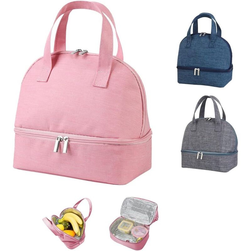 Lunchbox, Isolierte Lunchtasche, Wasserdichte Lunchtasche, Kleine Isolierte Lunchtasche, Mini-Isolierte Lunchtasche für Büro, Kinder, Schule, Büro