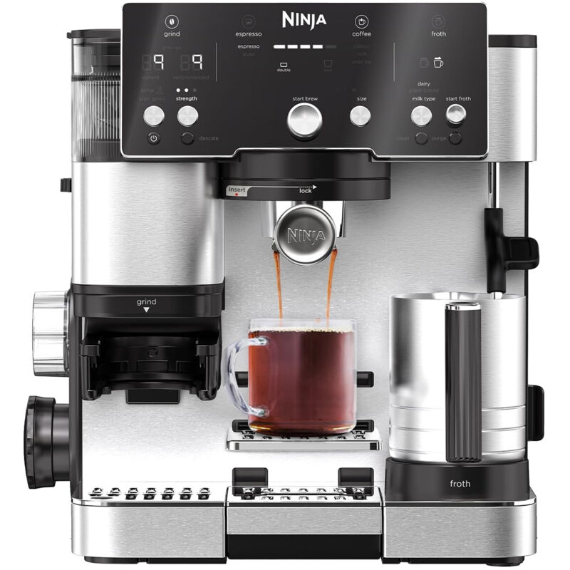 Ninja Luxe Café Essential ES501EU Silber Kaffeevollautomat