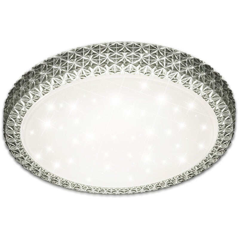 Reality Leuchten - led 24 Watt Decken Lampe Schlafzimmer Kristall Sternen Effekt Leuchte R62422142